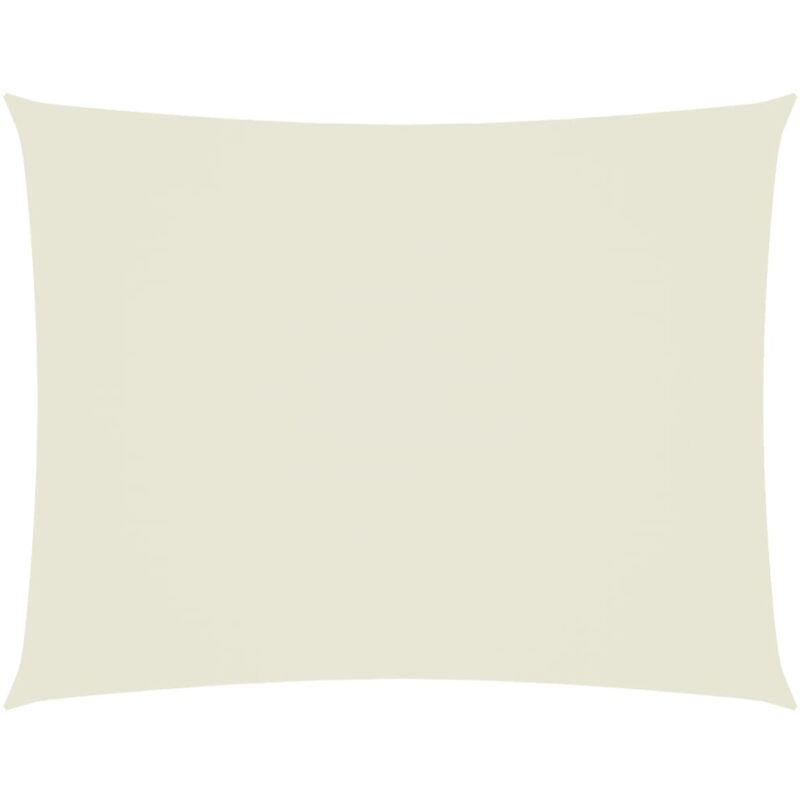 

vidaXL Toldo de vela rectangular de tela oxford color crema 5x7 m - Crema