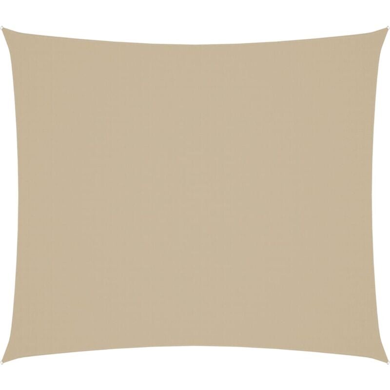 

vidaXL Toldo de vela rectangular tela oxford beige 2x2,5 m - Beige
