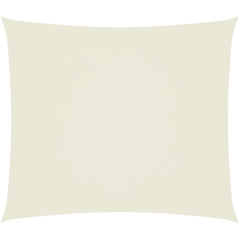 

vidaXL Toldo de vela rectangular de tela oxford color crema 2,5x3 m - Crema