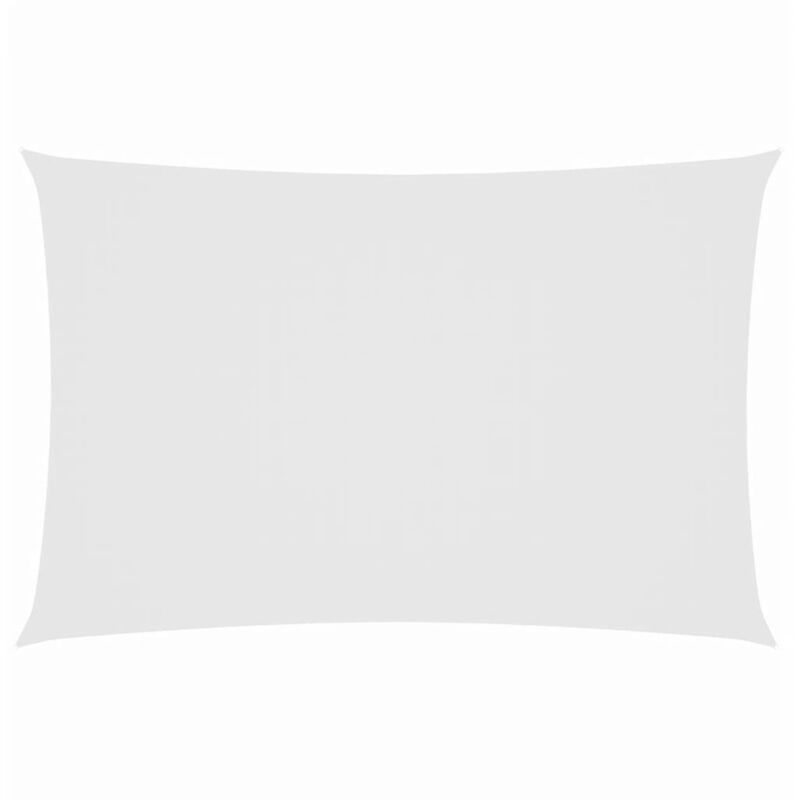 

vidaXL Toldo de vela rectangular de tela oxford blanco 2x5 m - Blanco