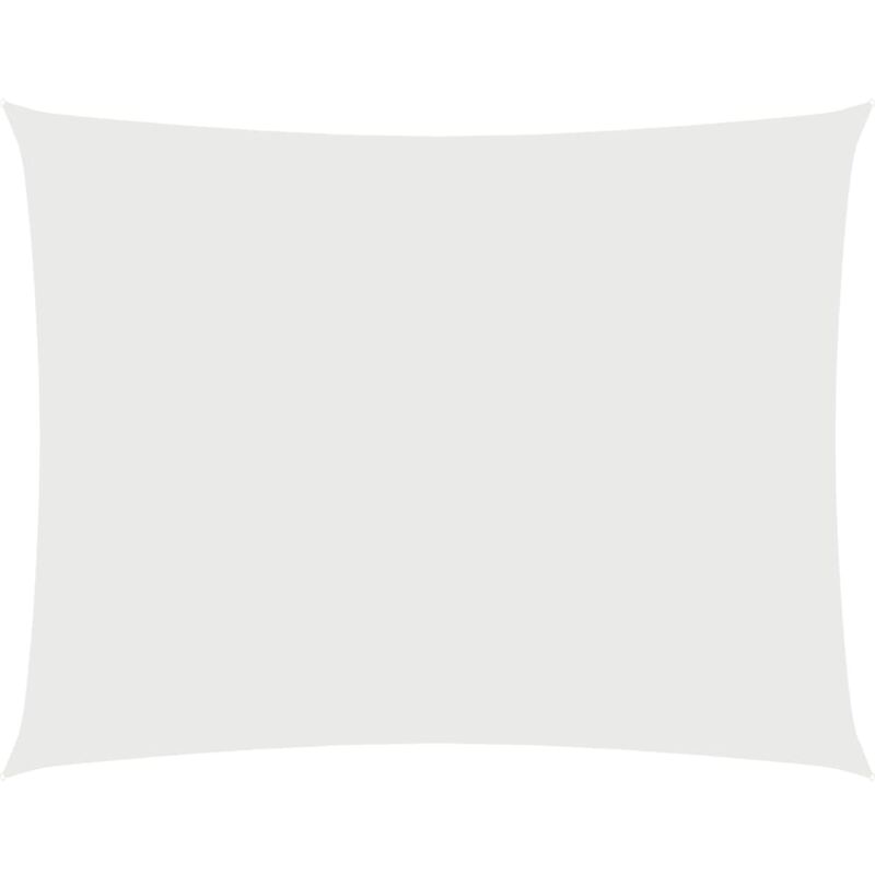 

vidaXL Toldo de vela rectangular de tela oxford blanco 2x3,5 m - Blanco