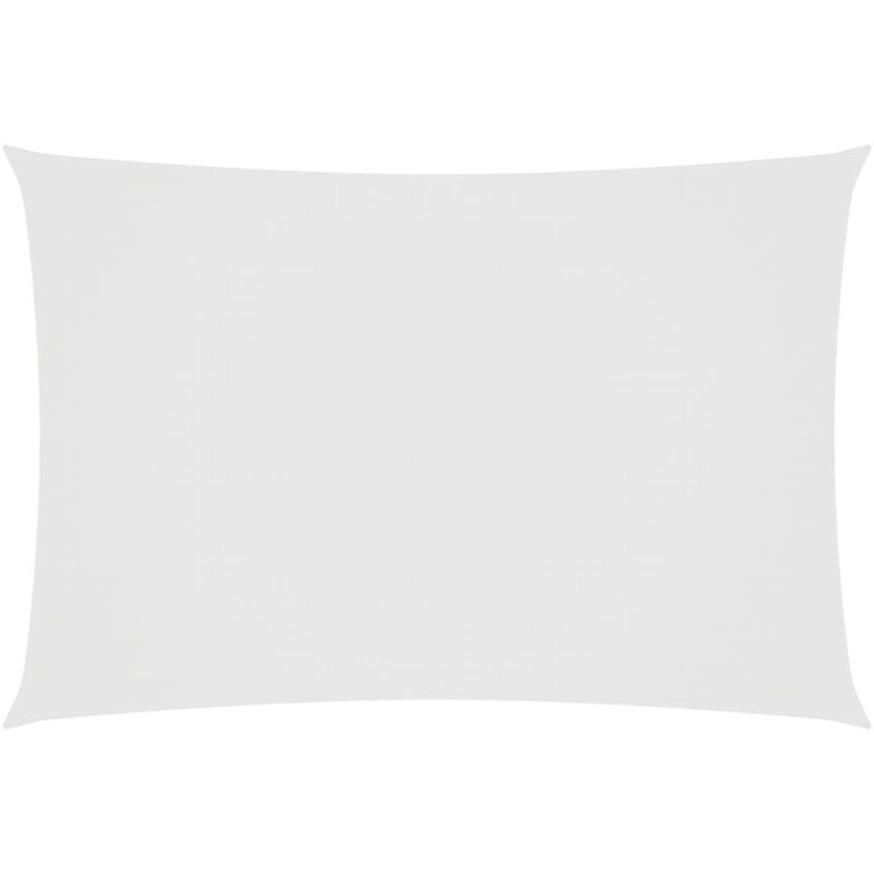 

Toldo de vela rectangular tela oxford blanco 2,5x4,5 m - Blanco - Vidaxl
