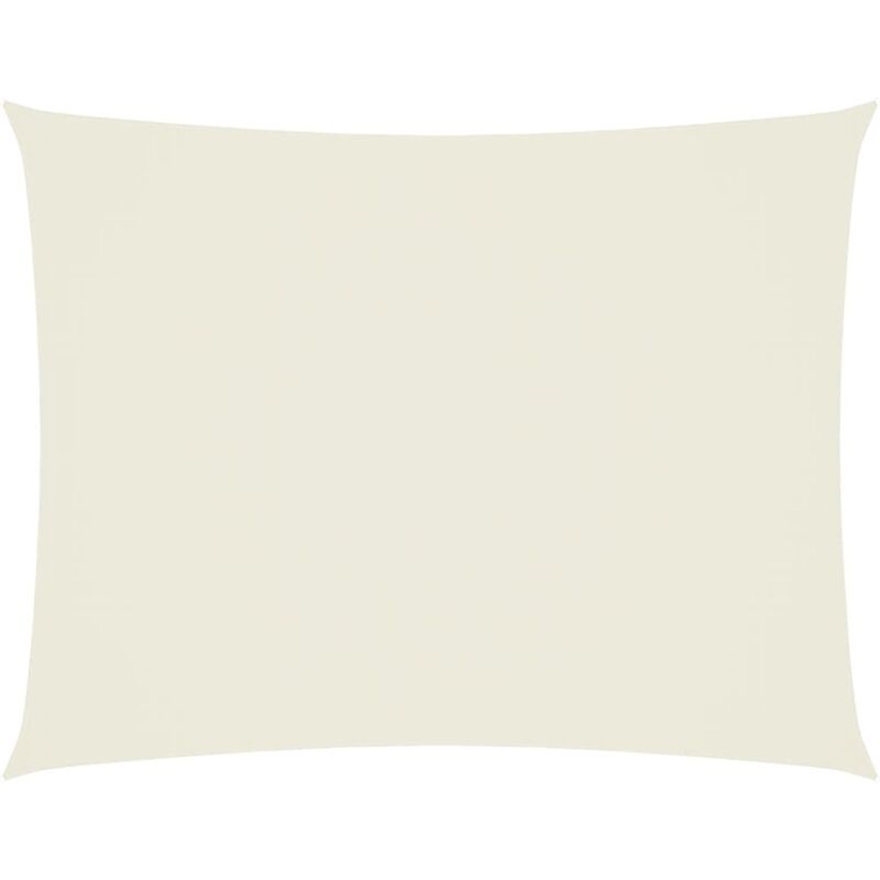 

vidaXL Toldo de vela rectangular tela oxford crema 3x4,5 m - Crema