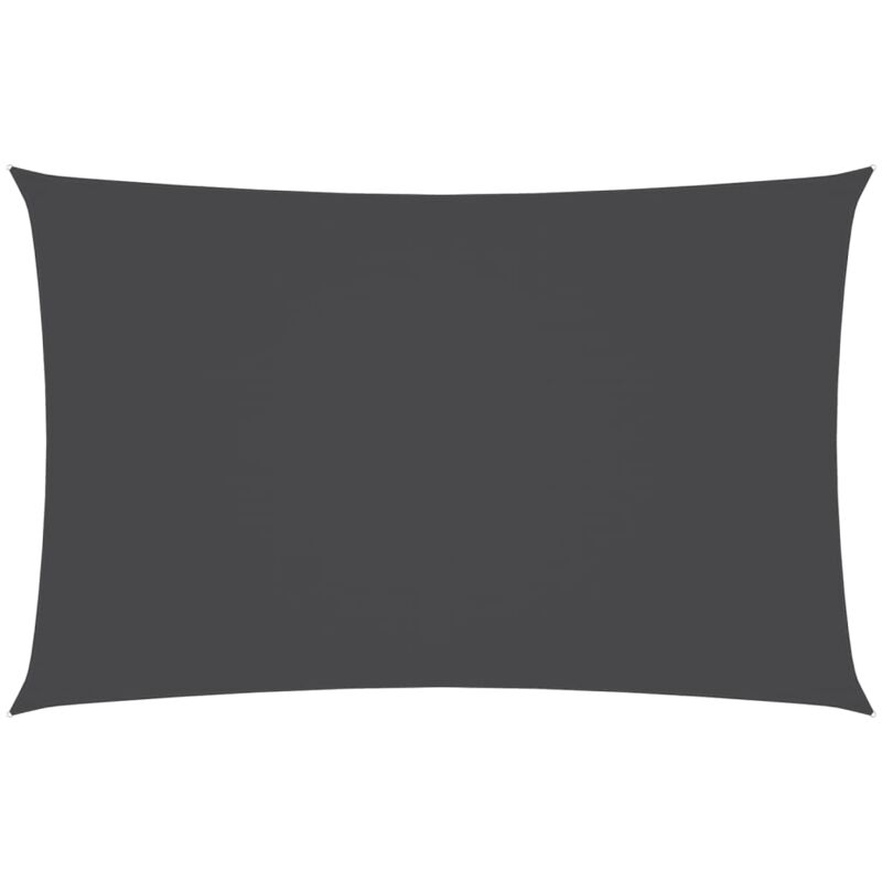

vidaXL Toldo de vela rectangular tela oxford gris antracita 4x7 m - Antracita