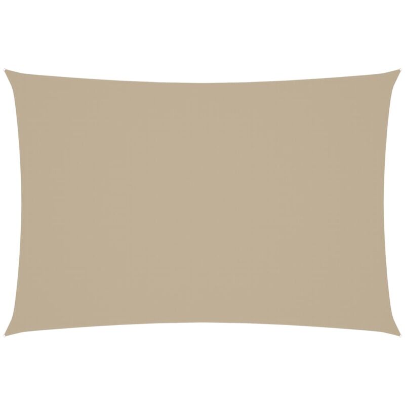 

vidaXL Toldo de vela rectangular tela oxford beige 2,5x4,5 m - Beige