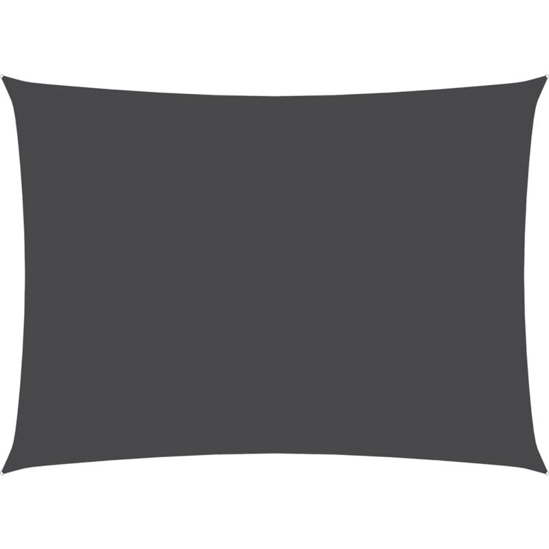 

vidaXL Toldo de vela rectangular tela oxford gris antracita 3x5 m - Antracita