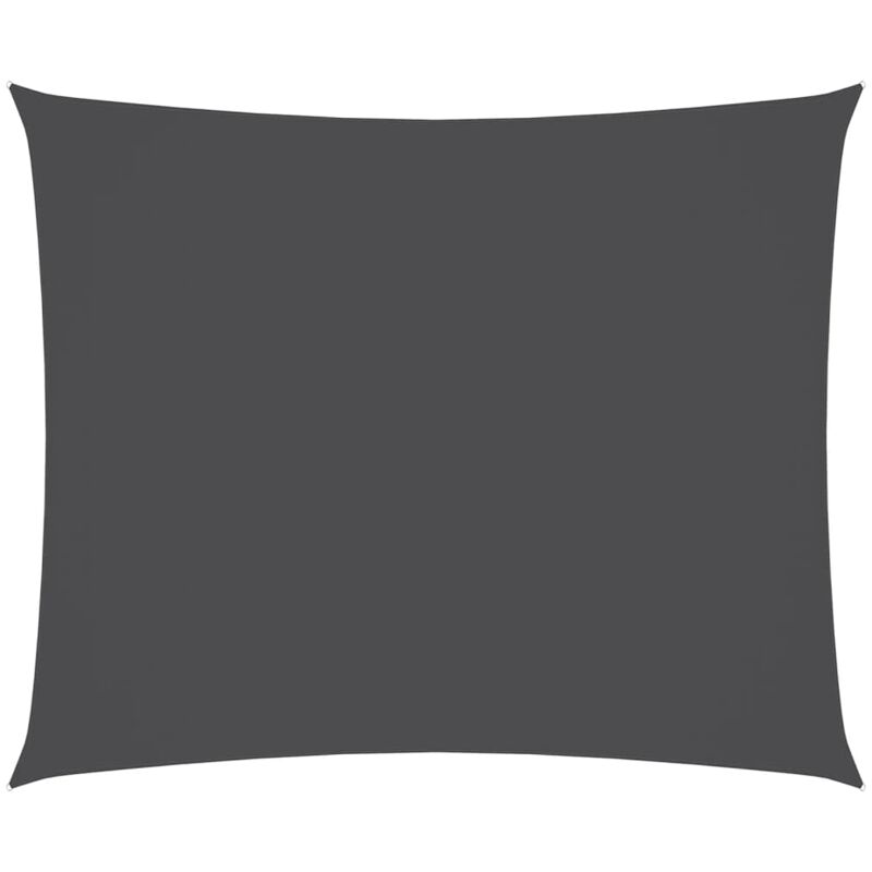 

vidaXL Toldo de vela rectangular tela oxford gris antracita 2,5x3,5 m - Antracita