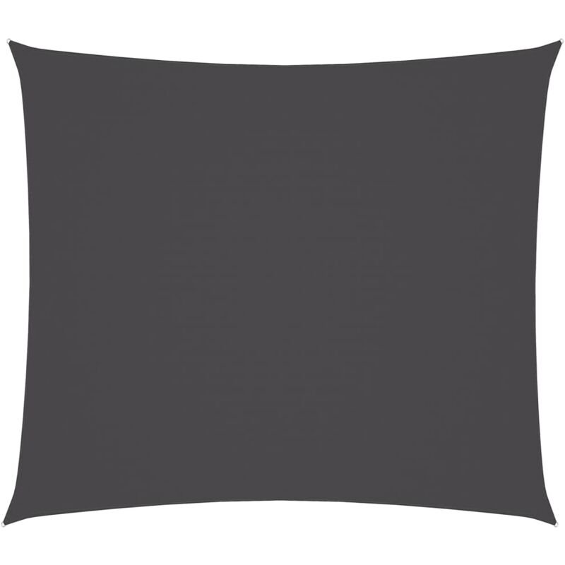 

Toldo de vela rectangular de tela oxford antracita 2x2,5 m - Antracita - Vidaxl