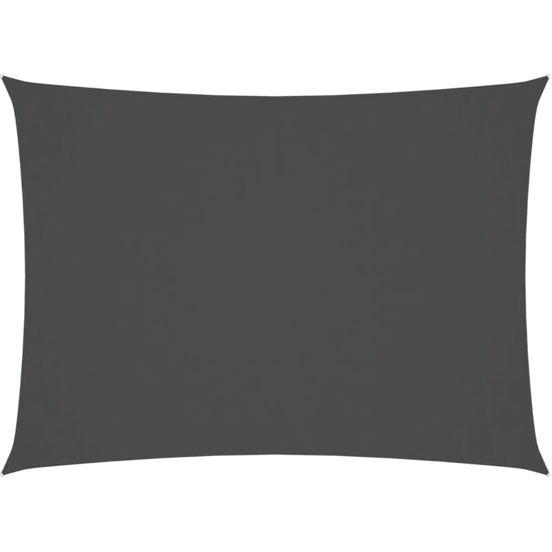 

vidaXL Toldo de vela rectangular tela oxford gris antracita 2x3,5 m - Antracita