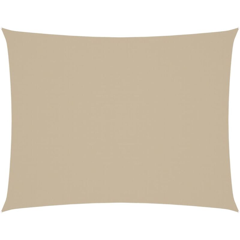 

Toldo de vela rectangular de tela oxford beige 3x4,5 m - Beige - Vidaxl