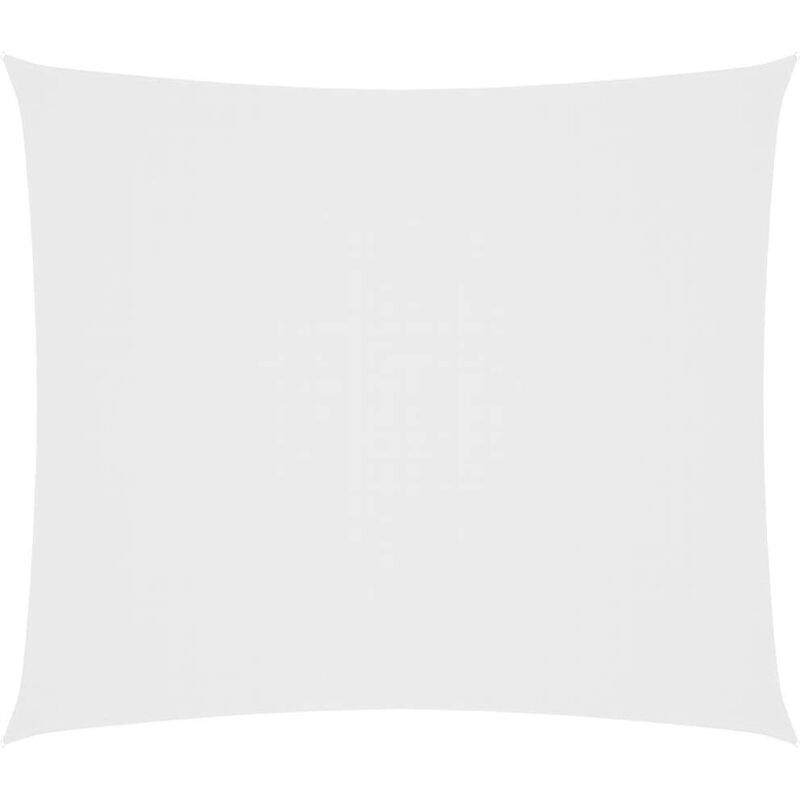 

vidaXL Toldo de vela rectangular tela oxford blanco 2x2,5 m - Blanco