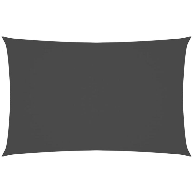 

vidaXL Toldo de vela rectangular tela oxford gris antracita 2x5 m - Antracita