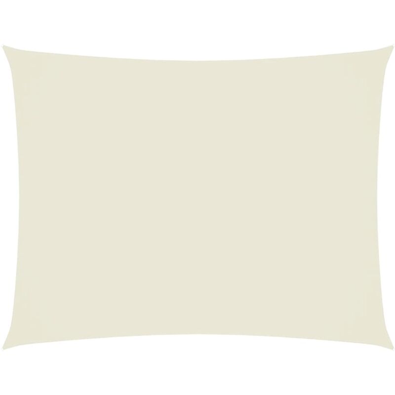 

vidaXL Toldo de vela rectangular de tela oxford crema 2,5x3,5 m - Crema