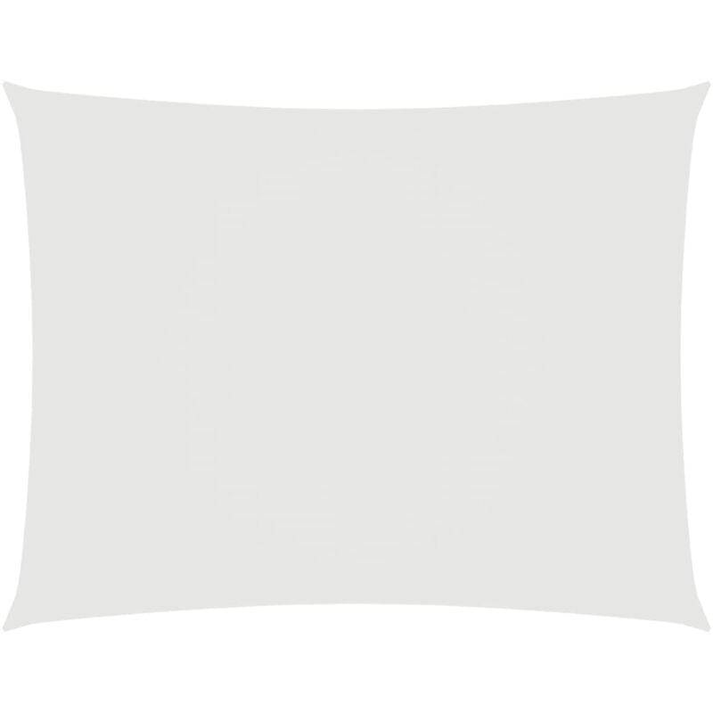 

vidaXL Toldo de vela rectangular tela oxford blanco 6x7 m - Blanco