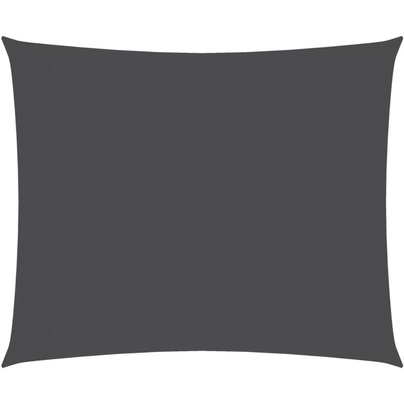 

vidaXL Toldo de vela rectangular de tela oxford gris antracita 4x5 m - Antracita