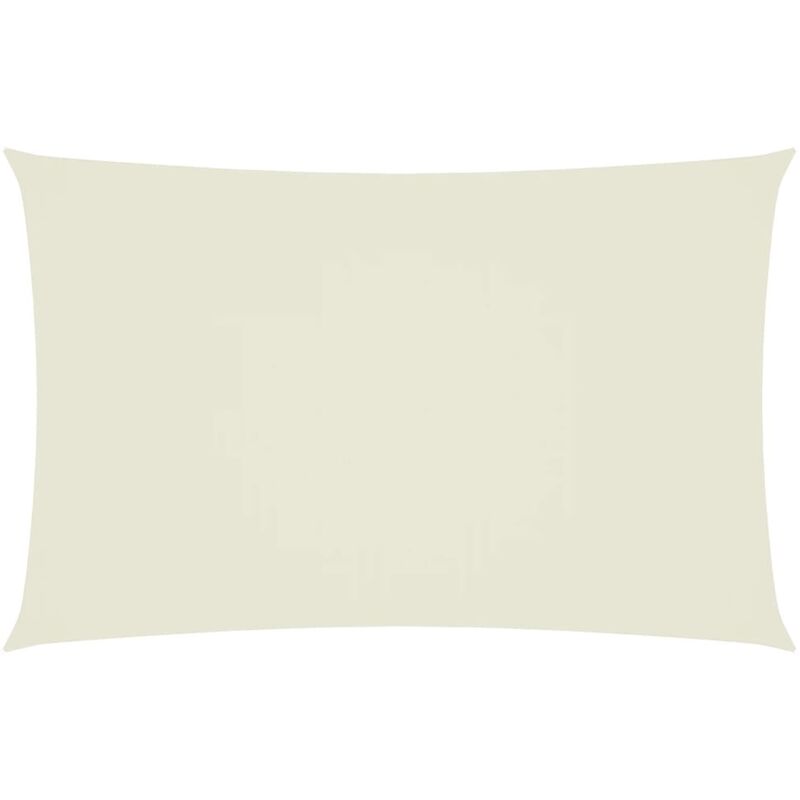 

vidaXL Toldo de vela rectangular de tela oxford crema 5x8 m - Crema
