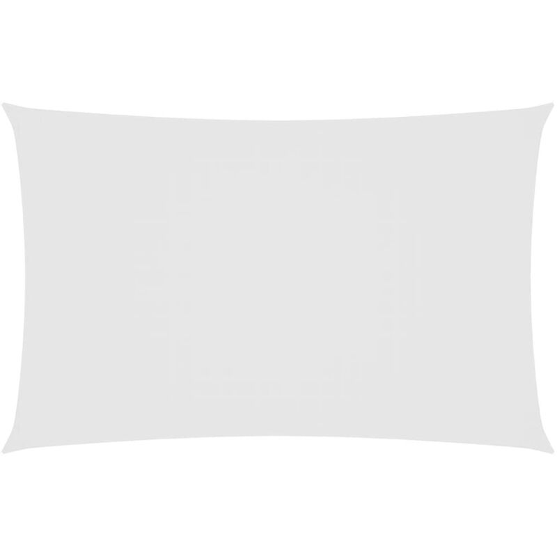 

Vidaxl - Toldo de vela rectangular de tela oxford blanco 6x8 m - Blanco