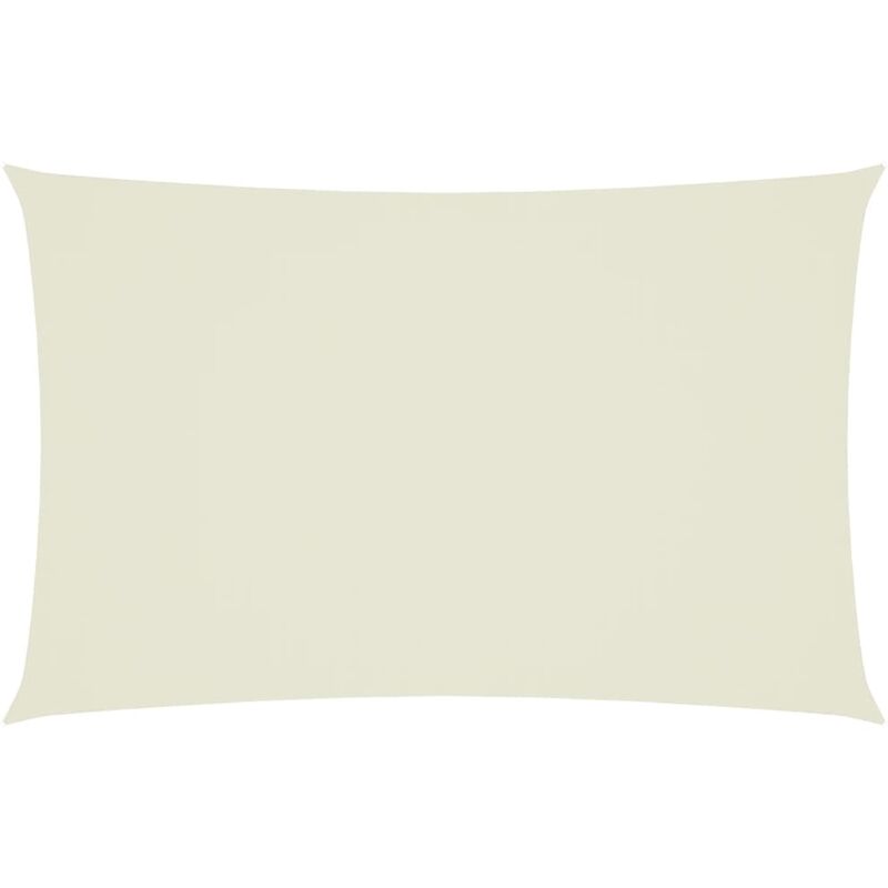 

vidaXL Toldo de vela rectangular de tela oxford crema 2,5x5 m - Crema