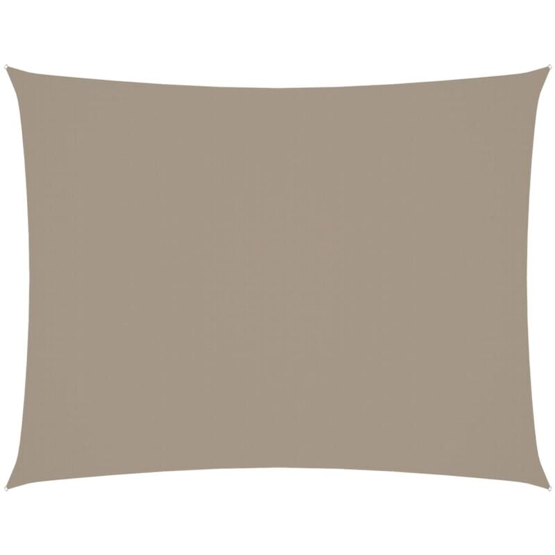 

vidaXL Toldo de vela rectangular de tela oxford gris taupe 2,5x4 m - Gris Topo