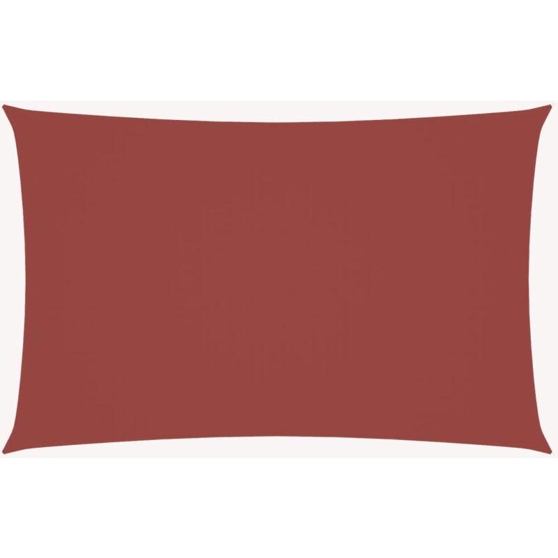 

vidaXL Toldo de vela rectangular de tela oxford terracota 4x7 m - Marrón