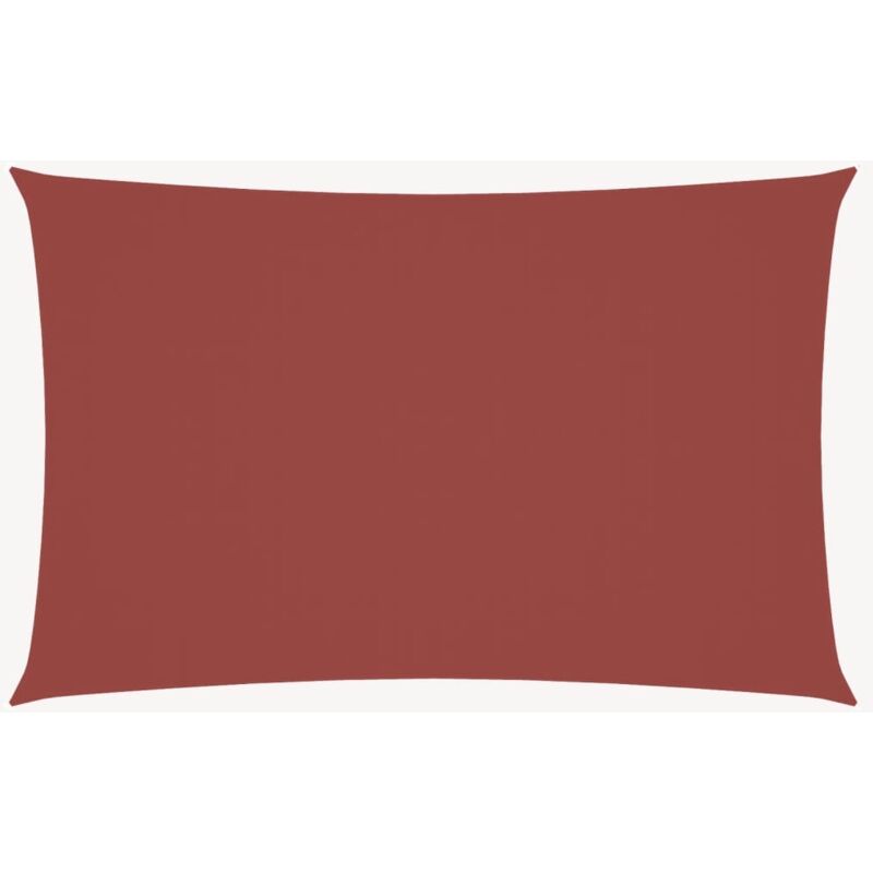 

vidaXL Toldo de vela rectangular de tela oxford terracota 2,5x5 m - Marrón