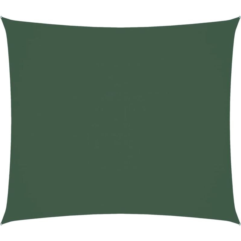 

vidaXL Toldo de vela rectangular de tela oxford verde oscuro 2,5x3 m - Verde