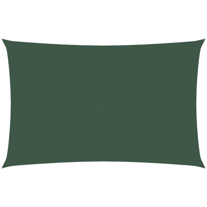 

Toldo de vela rectangular de tela oxford verde oscuro 2,5x5 m - Verde - Vidaxl