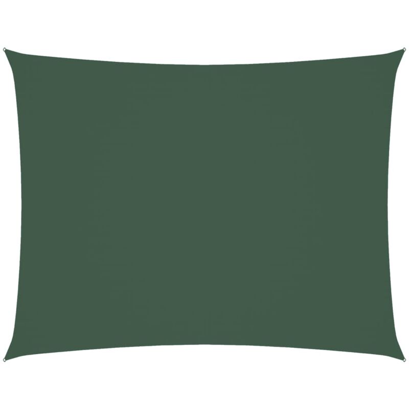 

vidaXL Toldo de vela rectangular de tela oxford verde oscuro 3x4 m - Verde