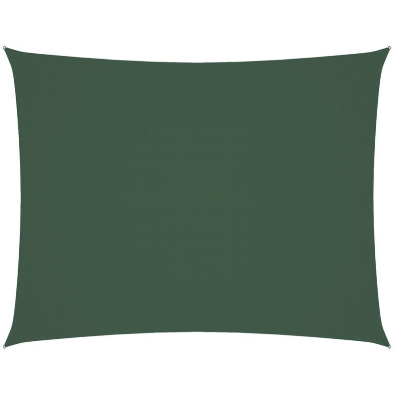 

vidaXL Toldo de vela rectangular de tela oxford verde oscuro 4x5 m - Verde