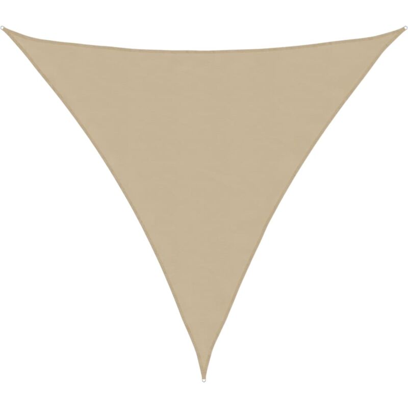 

vidaXL Toldo de Vela Tela Oxford Triangular Beige 3,6x3,6x3,6 m - Beige