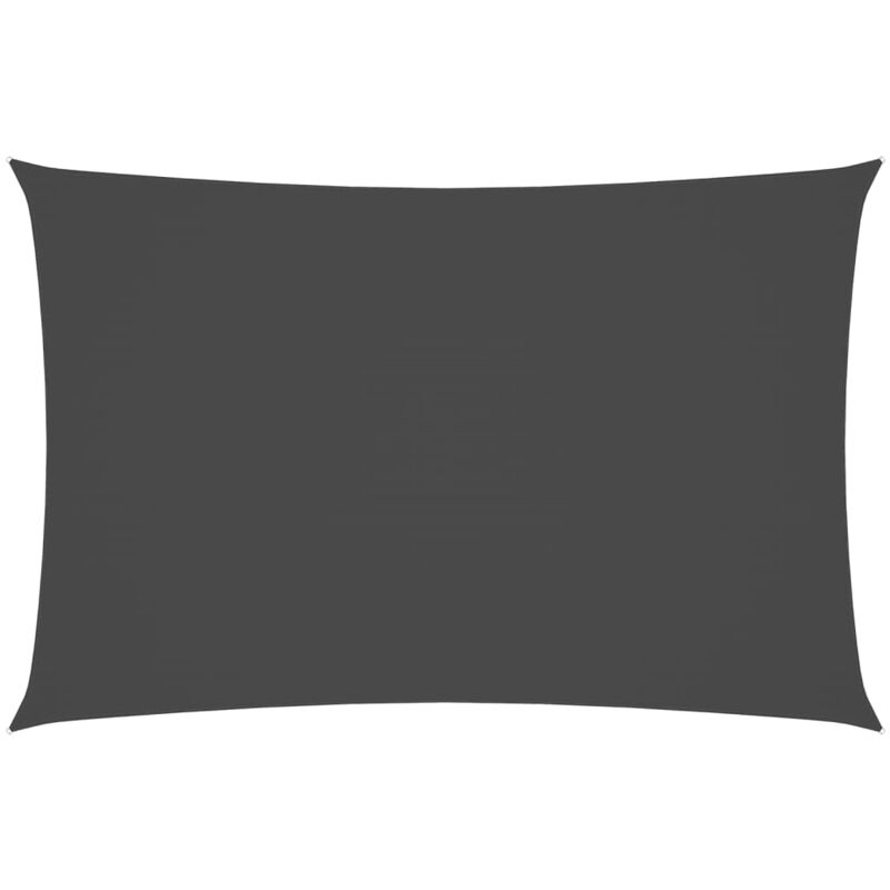 

vidaXL Toldo de Vela Tela Oxford Rectangular Gris Antracita 2x4m - Antracita
