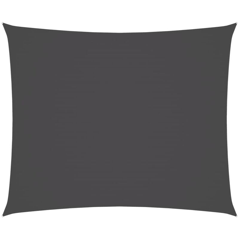 

vidaXL Toldo de Vela Tela Oxford Rectangular Gris Antracita 4x6 m - Antracita