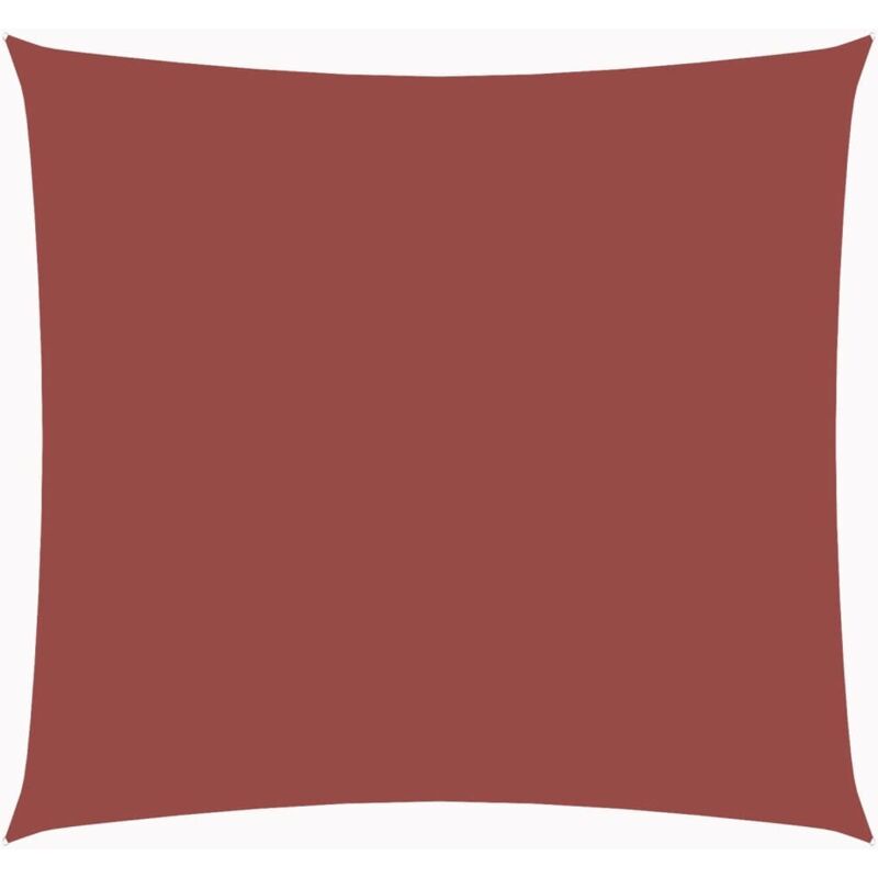 

Toldo de Vela Tela Oxford Cuadrado Terracota 3,6x3,6 m - Rojo - Vidaxl