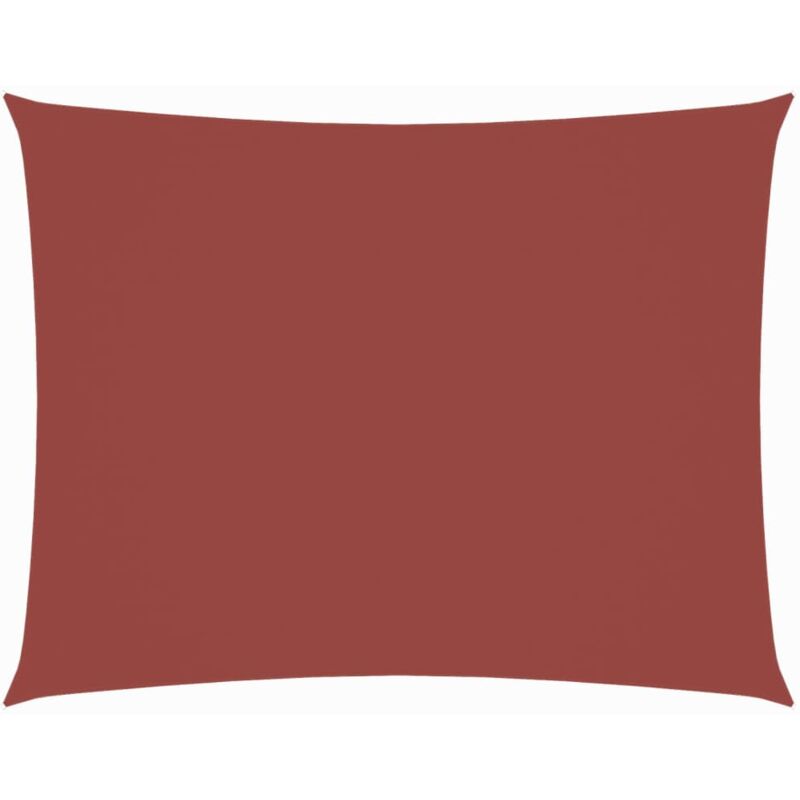 

vidaXL Toldo de Vela Tela Oxford Rectangular Terracota 2x4 m - Rojo