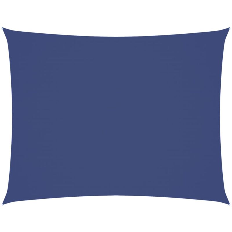 

vidaXL Toldo de vela rectangular tela oxford azul 3,5x4,5 m - Azul