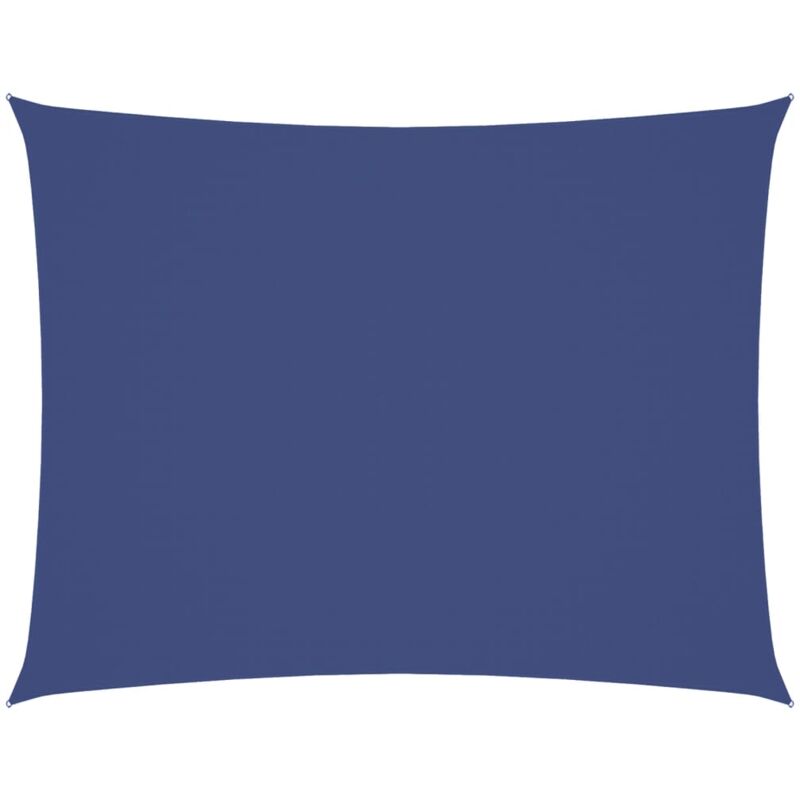 

vidaXL Toldo de vela rectangular tela oxford azul 3x4 m - Azul