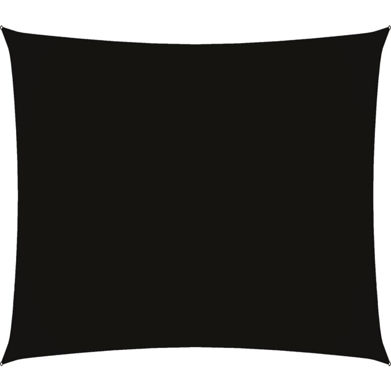 

vidaXL Toldo de vela rectangular de tela oxford negro 2,5x3 m - Negro
