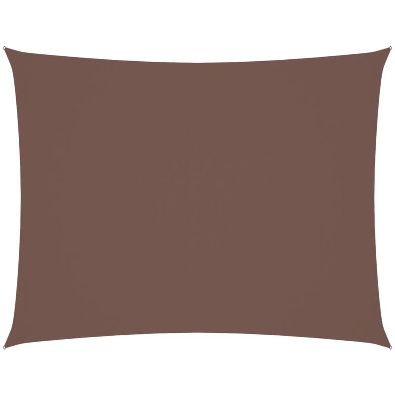 

Toldo de vela rectangular de tela oxford marrón 4x6 m - Marrón - Vidaxl