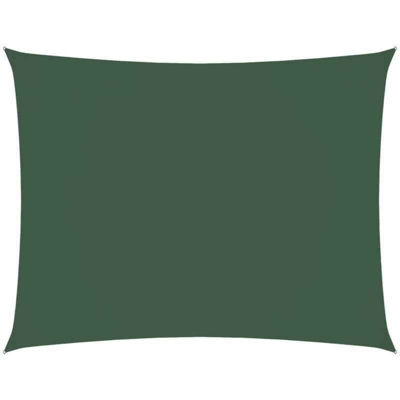 

vidaXL Toldo de vela rectangular tela oxford verde oscuro 3,5x5 m - Verde