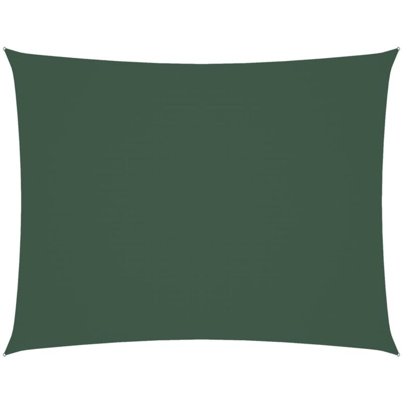 

vidaXL Toldo de vela rectangular tela oxford verde oscuro 6x7 m - Verde