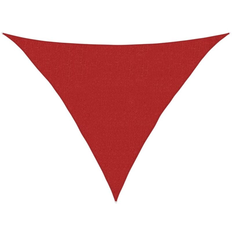 

Toldo de vela rojo HDPE 160 g/m² 2,5x2,5x3,5 m - Rojo - Vidaxl