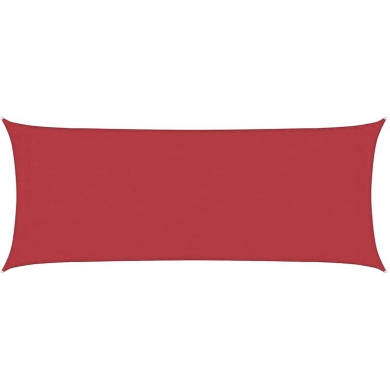 

vidaXL Toldo de vela rojo HDPE 160 g/m² 2x4,5 m - Rojo