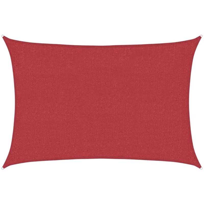 

vidaXL Toldo de vela rojo HDPE 160 g/m² 3x4 m - Rojo