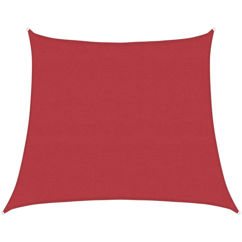 

Toldo de vela rojo HDPE 160 g/m² 4/5x4 m - Rojo - Vidaxl