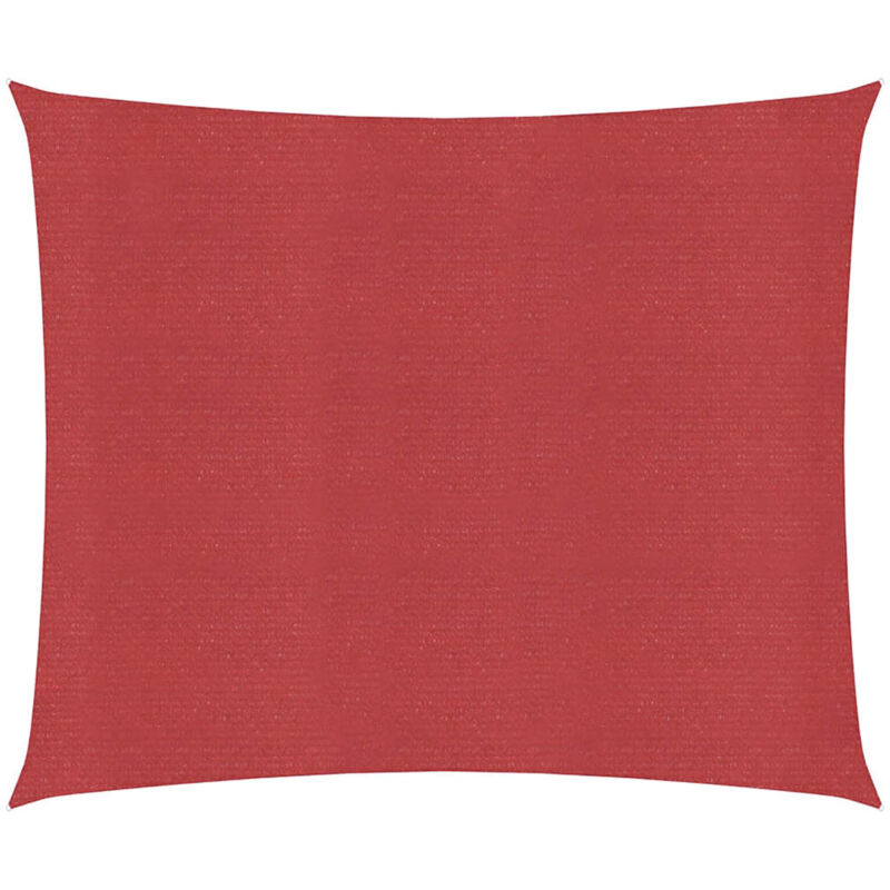 

vidaXL Toldo de vela rojo HDPE 160 g/m² 4,5x4,5 m - Rojo