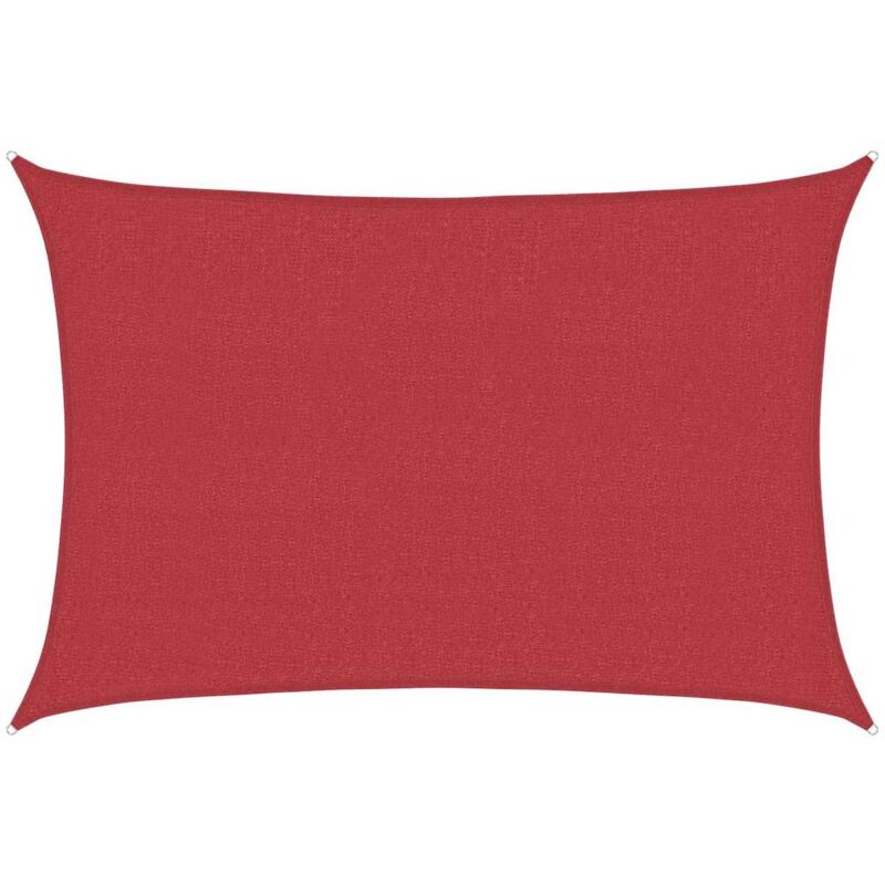 

vidaXL Toldo de vela rojo HDPE 160 g/m² 5x6 m - Rojo