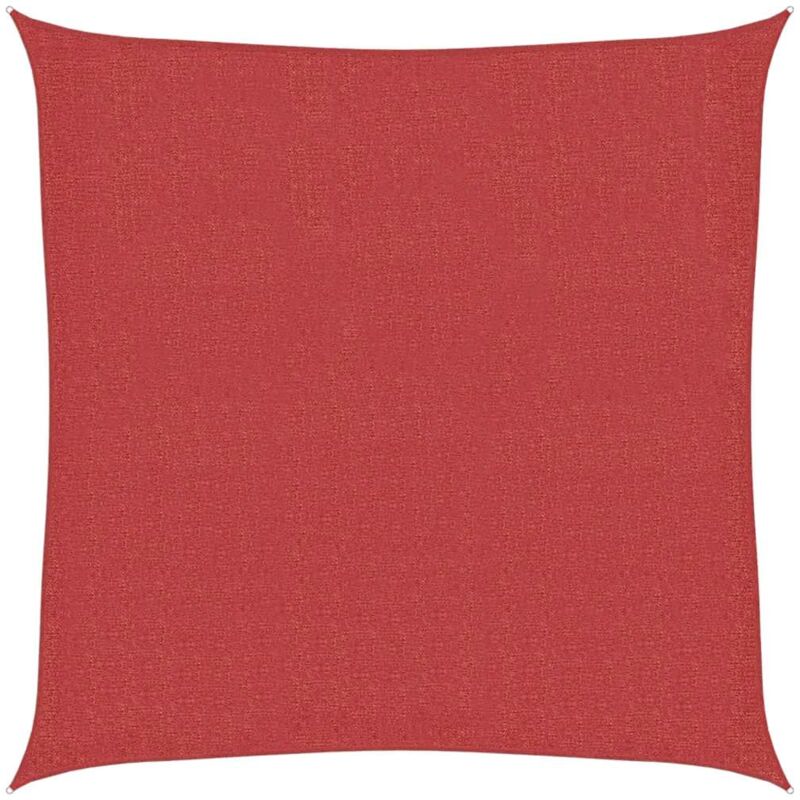 

Vidaxl - Toldo de vela rojo HDPE 160 g/m² 7x7 m - Rojo