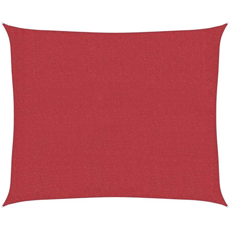 

Toldo de vela rojo HDPE 160 g/m² 2,5x3 m - Rojo - Vidaxl