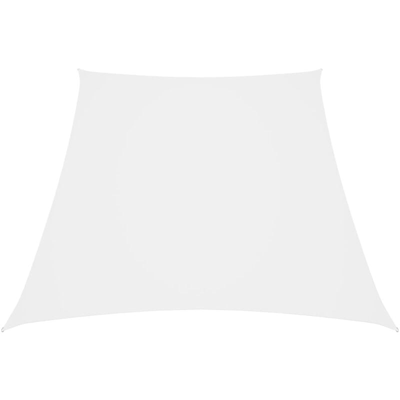 

vidaXL Toldo de vela tela oxford trapecio blanco 3/4x3 m - Blanco