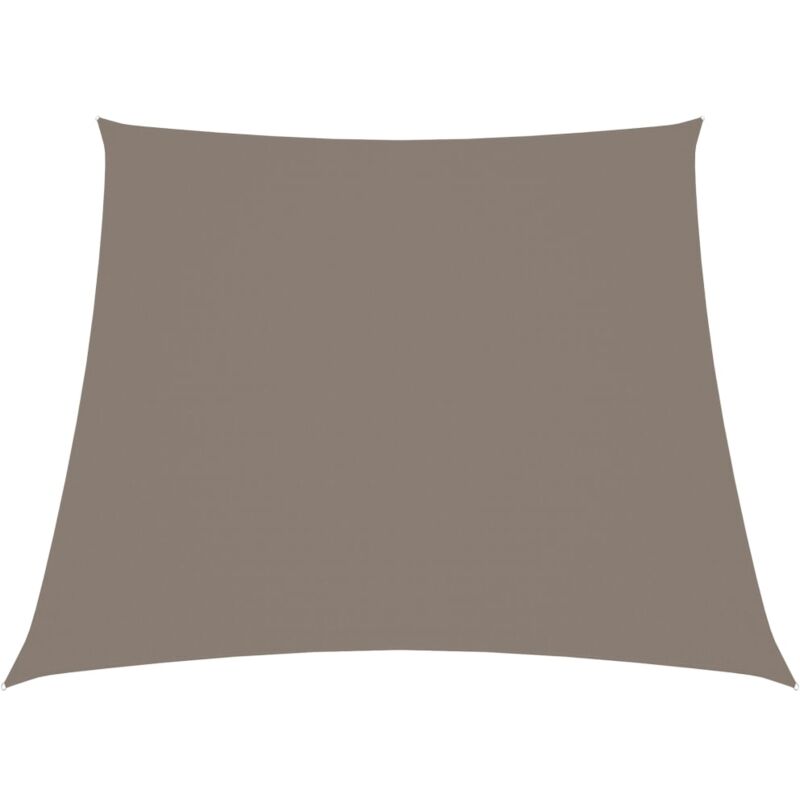 

vidaXL Toldo de vela tela oxford trapecio gris taupe 3/4x3 m - Gris Topo